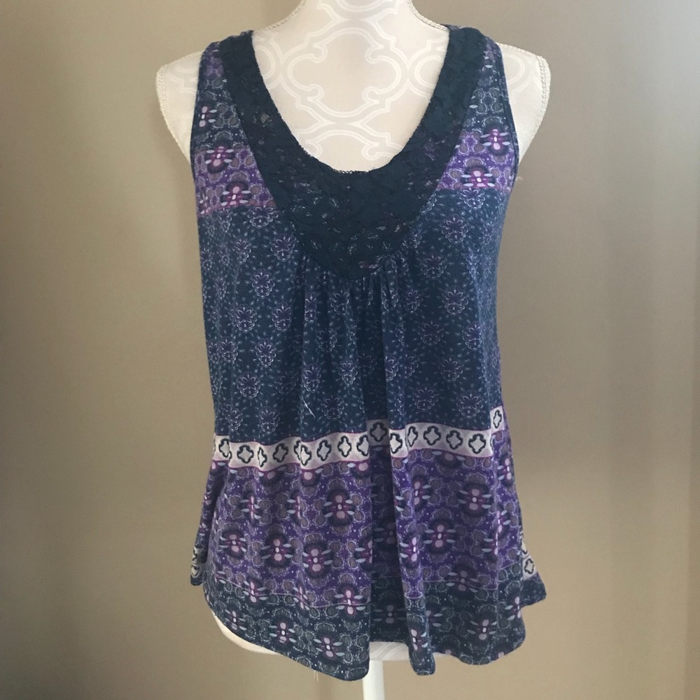Purple racerback top